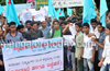 Campus Front protests against assault on Manjeshwar students